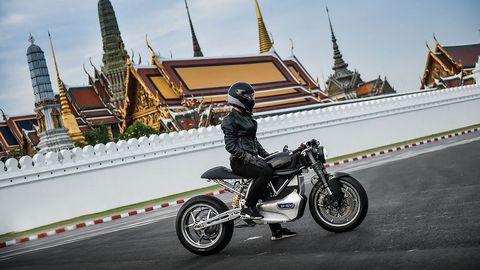 Xe độ Ducati Scrambler chạy điện đầu tiên trên thế giới Xe độ Ducati Scrambler chạy điện đầu tiên trên thế giới