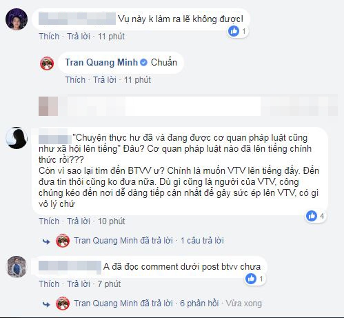 BTV Quang Minh bức xúc vì khán giả spam page của VTV sau scandal BTV Minh Tiệp BTV Quang Minh bức xúc vì khán giả spam page của VTV sau scandal BTV Minh Tiệp