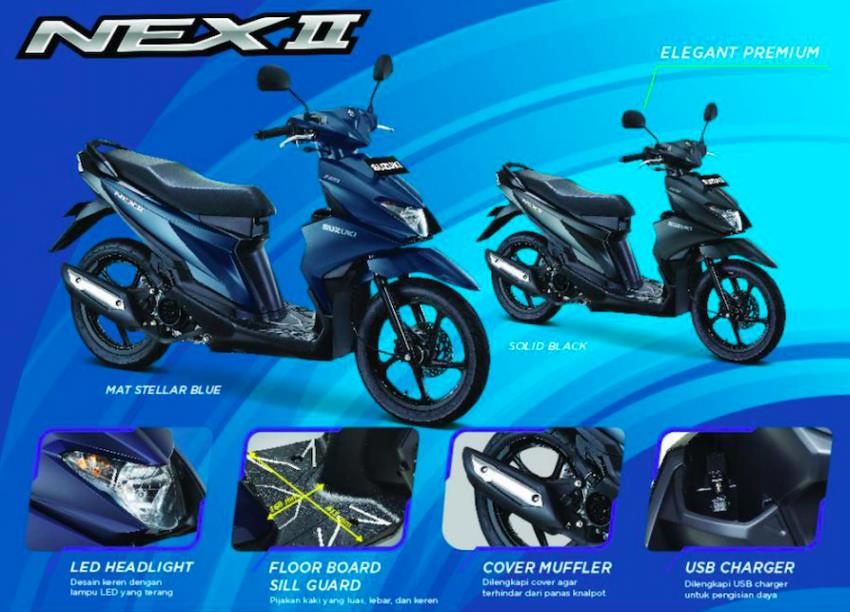 Mẫu xe tay ga Suzuki Nex II giá từ 22 triệu đồng tại Indonesia Mẫu xe tay ga Suzuki Nex II giá từ 22 triệu đồng tại Indonesia