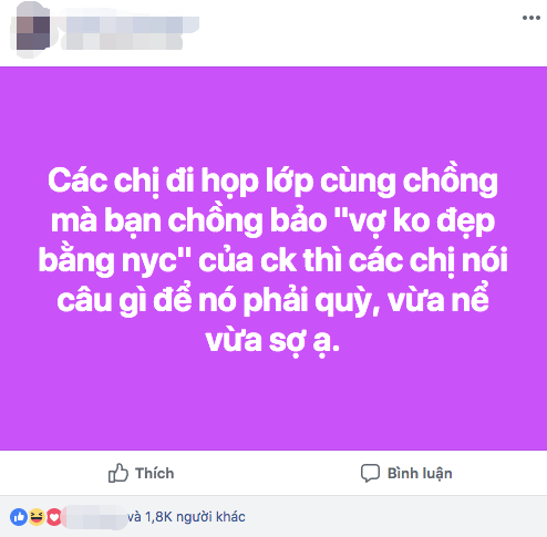 Bị bạn bè chê xấu hơn người yêu cũ của chồng, vợ trẻ đăng đàn hỏi 500 chị em trả lời sao cho ngầu