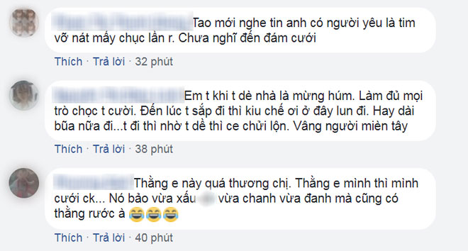 Thanh niên đẹp trai khóc như mưa trong ngày chị gái đi lấy chồng khiến người ta không khỏi xót xa