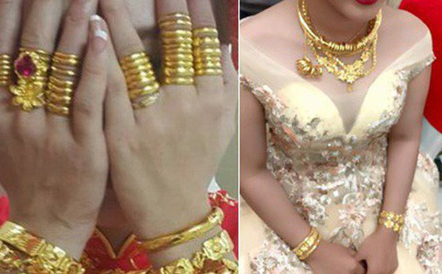 Than thở vì nhà chồng giàu, có biệt thự xe hơi mà chỉ cho 1 cây vàng cưới trong khi nhà gái cho hẳn 5 cây, cô gái bị ném đá vì quá thực dụng Than thở vì nhà chồng giàu, có biệt thự xe hơi mà chỉ cho 1 cây vàng cưới trong khi nhà gái cho hẳn 5 cây, cô gái bị ném đá vì quá thực dụng