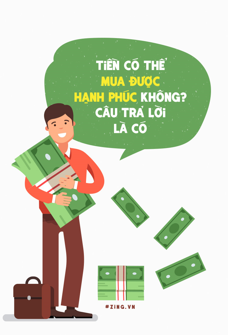 Tiền có thể mua được hạnh phúc không, câu trả lời là có