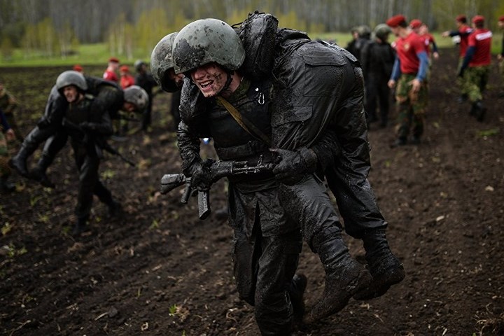 Cận cảnh đặc nhiệm nội vụ Nga vượt qua bài thử thách khắc nghiệt