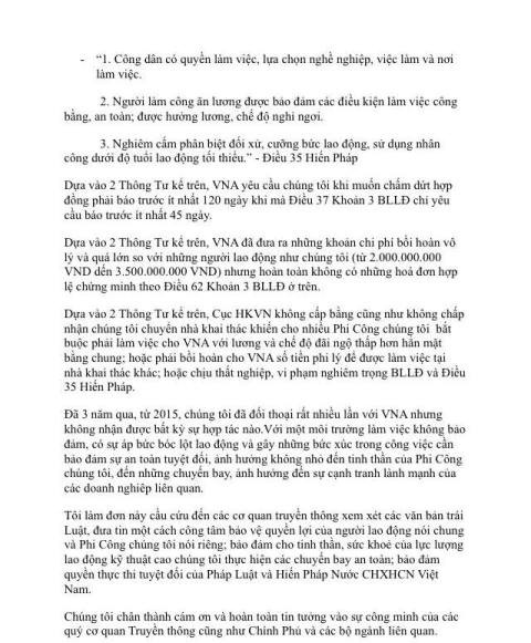 Sau khi tố cáo bị áp bức, thêm hàng chục phi công của Vietnam Airlines xin nghỉ việc