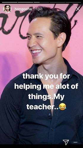 Sau khi gọi Kim Lý là cậu bé, Hồ Ngọc Hà đã chuyển sang thành thầy giáo