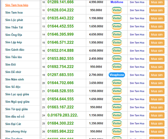 Đổi SIM 11 số về 10 số: Giới đầu cơ lợi dụng thổi giá SIM?