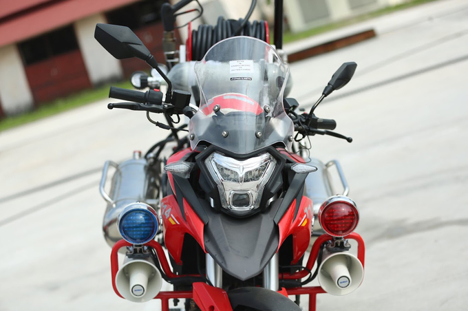 Dàn môtô đặc chủng của cảnh sát chữa cháy Việt Nam