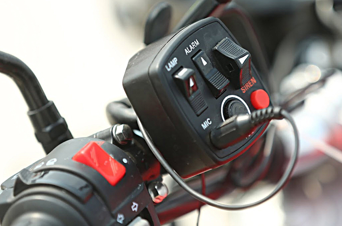 Dàn môtô đặc chủng của cảnh sát chữa cháy Việt Nam