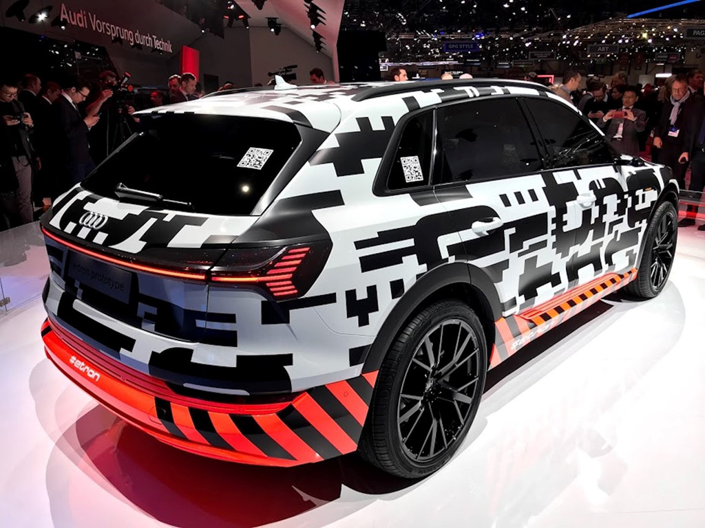 Xe điện của Audi dùng camera thay cho gương chiếu hậu