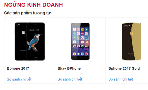 Bkav ngừng sản xuất Bphone 2017