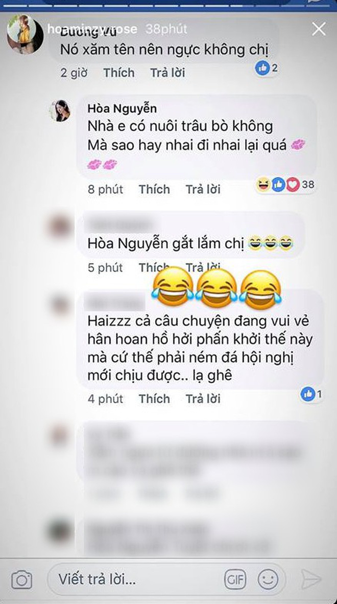 Bạn trai bị rủ chat xxx, Hoà Minzy không ngần ngại đáp trả cực gắt: Không thấy vợ người ta lù lù đây à? Bạn trai bị rủ chat xxx, Hoà Minzy không ngần ngại đáp trả cực gắt: Không thấy vợ người ta lù lù đây à?