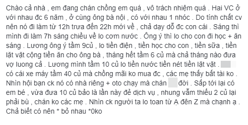 Đòi bỏ chồng bất tài vì không mua được xe máy 40 triệu cho mình, vợ bị nhắc khéo: Có không giữ, mất đừng tìm!