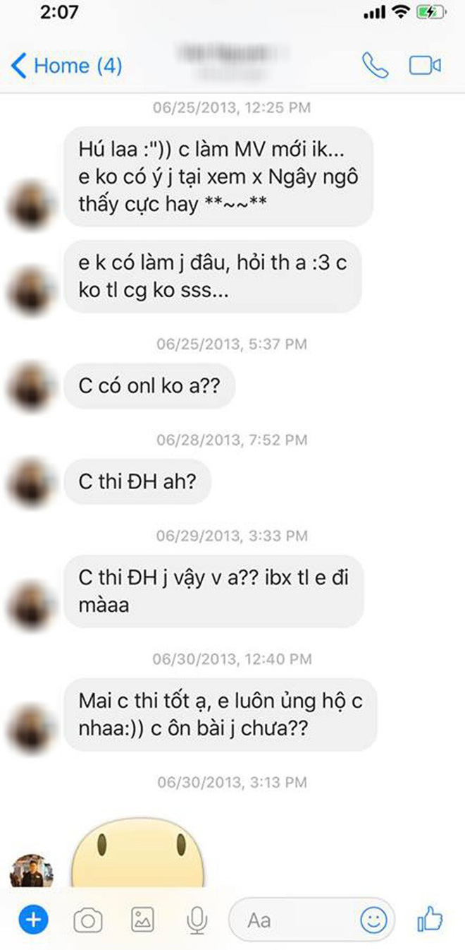 Fanboy kiên nhẫn nhắn tin cho Hoàng Yến Chibi suốt 5 năm và cái kết bất ngờ Fanboy kiên nhẫn nhắn tin cho Hoàng Yến Chibi suốt 5 năm và cái kết bất ngờ