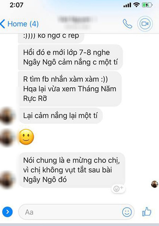 Fanboy kiên nhẫn nhắn tin cho Hoàng Yến Chibi suốt 5 năm và cái kết bất ngờ Fanboy kiên nhẫn nhắn tin cho Hoàng Yến Chibi suốt 5 năm và cái kết bất ngờ
