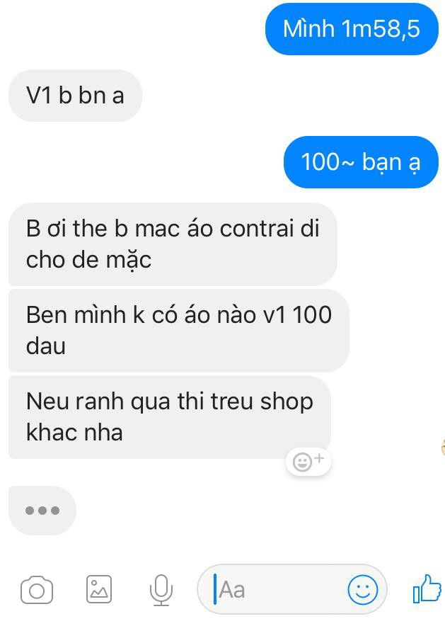 Đắng lòng cô gái ngực khủng bị chủ shop online mắng té tát: Không có áo cho vòng một 100cm, rảnh thì trêu shop khác