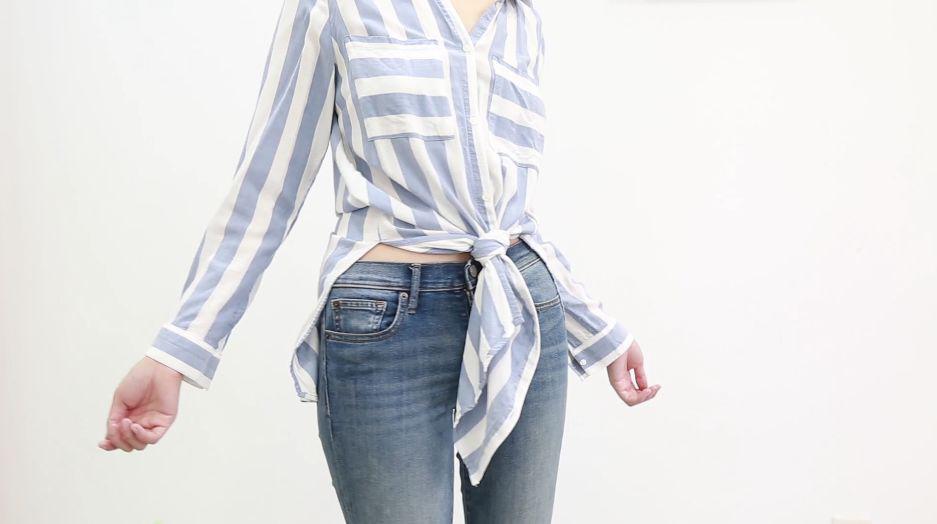 5 kiểu thắt nút áo giúp bạn thêm muối cho chiếc áo phông, áo sơ mi