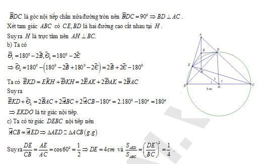 Bài giải đề thi môn Toán vào lớp 10 ở Sài Gòn