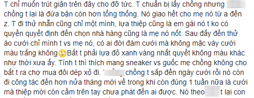 Cô nàng hủy hôn sát ngày cưới vì bạn trai bận đến nỗi giao cho mẹ đi thử váy cưới, chọn nhẫn cùng vợ, dân mạng vỗ tay rào rào