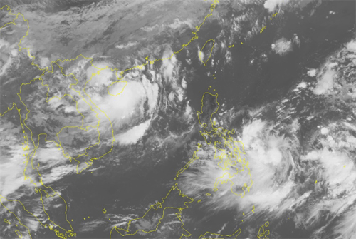 Áp thấp nhiệt đới mạnh lên thành bão, hướng vào Trung Quốc