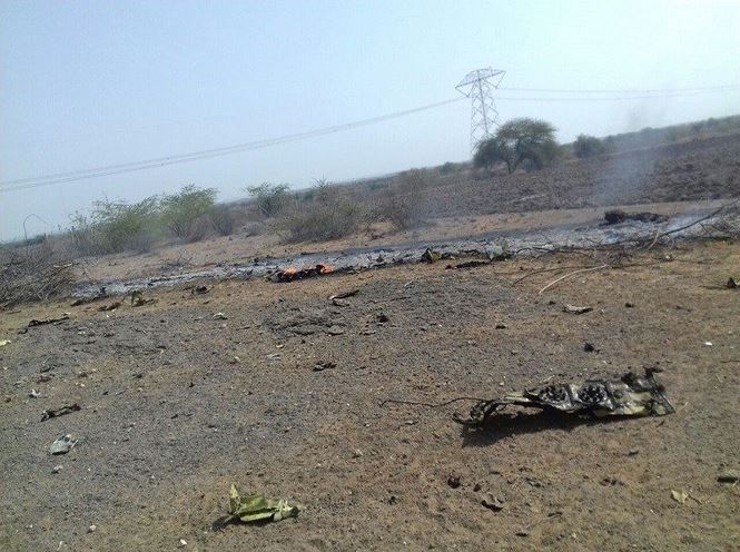 Rơi chiến đấu cơ Ấn Độ, phi công tử nạn