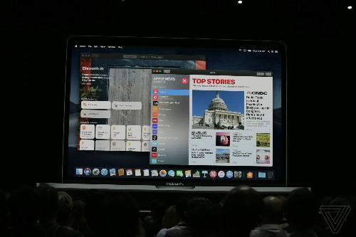 Hệ điều hành macOS bản mới có thêm giao diện tối màu Hệ điều hành macOS bản mới có thêm giao diện tối màu