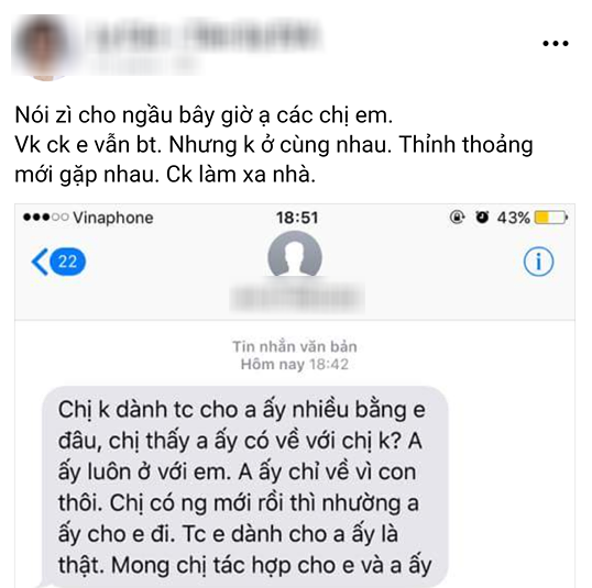 Mẹ trẻ nhận được tin nhắn yêu cầu tác hợp từ bồ nhí của chồng, cộng đồng chị em ra tay hiến nhiều kế hay
