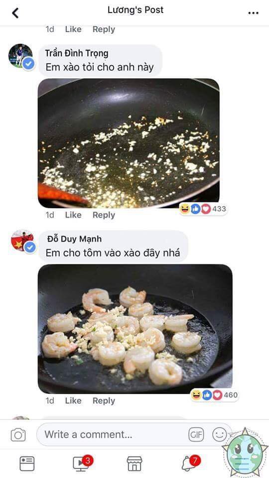 Lầy như fan U23: Tưởng tượng hẳn một kịch bản xoay quanh chuyện thèm ăn tôm để troll các cầu thủ nhà ta Lầy như fan U23: Tưởng tượng hẳn một kịch bản xoay quanh chuyện thèm ăn tôm để troll các cầu thủ nhà ta