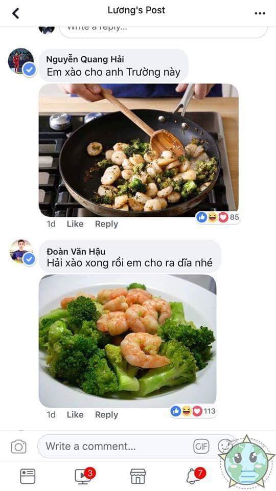Lầy như fan U23: Tưởng tượng hẳn một kịch bản xoay quanh chuyện thèm ăn tôm để troll các cầu thủ nhà ta Lầy như fan U23: Tưởng tượng hẳn một kịch bản xoay quanh chuyện thèm ăn tôm để troll các cầu thủ nhà ta