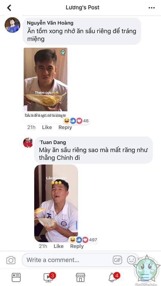 Lầy như fan U23: Tưởng tượng hẳn một kịch bản xoay quanh chuyện thèm ăn tôm để troll các cầu thủ nhà ta Lầy như fan U23: Tưởng tượng hẳn một kịch bản xoay quanh chuyện thèm ăn tôm để troll các cầu thủ nhà ta
