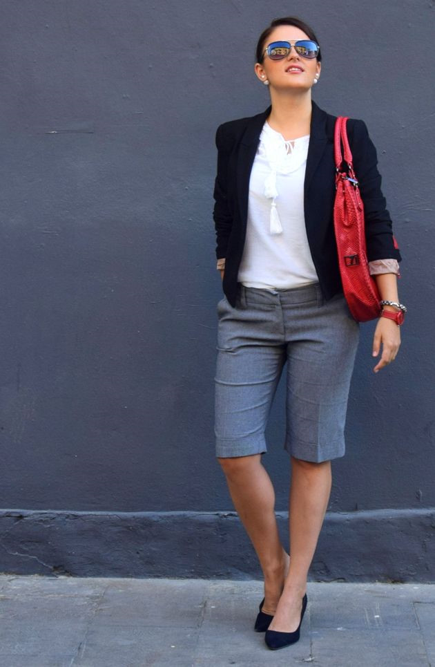 6 nguyên tắc mặc quần short thanh lịch tới công sở