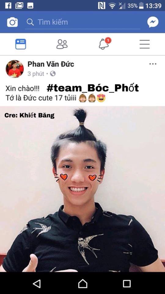 Khẳng định chỉ là bạn thân mà U23 Văn Đức và top 10 HHVN Ngọc Nữ lại dùng chung Facebook?