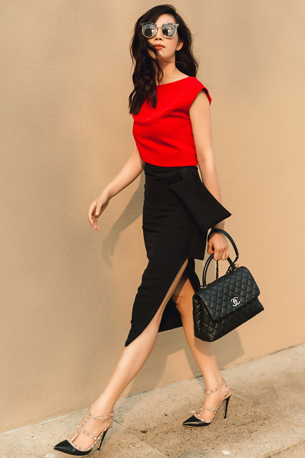 Phối áo sát nách với 7 set đồ hiện đại