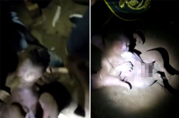 Clip: Tay không bới đất cứu bé sơ sinh bị chôn sống 8 tiếng