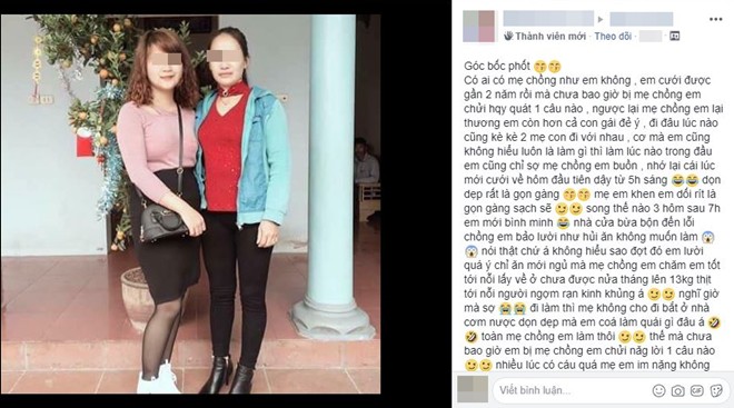 Bóc phốt mẹ chồng vì được đối xử quá tốt, nàng dâu trẻ khiến hội chị em tròn mắt ghen tị