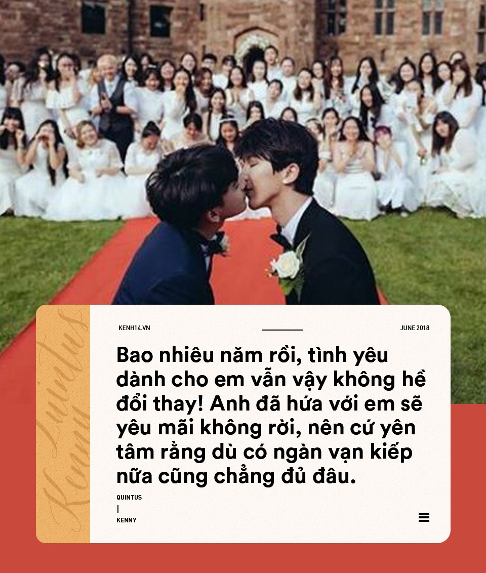 Tuyển tập những câu nói ngọt ngào hơn ngôn tình của cặp đôi đồng tính Quintus và Kenny Tuyển tập những câu nói ngọt ngào hơn ngôn tình của cặp đôi đồng tính Quintus và Kenny