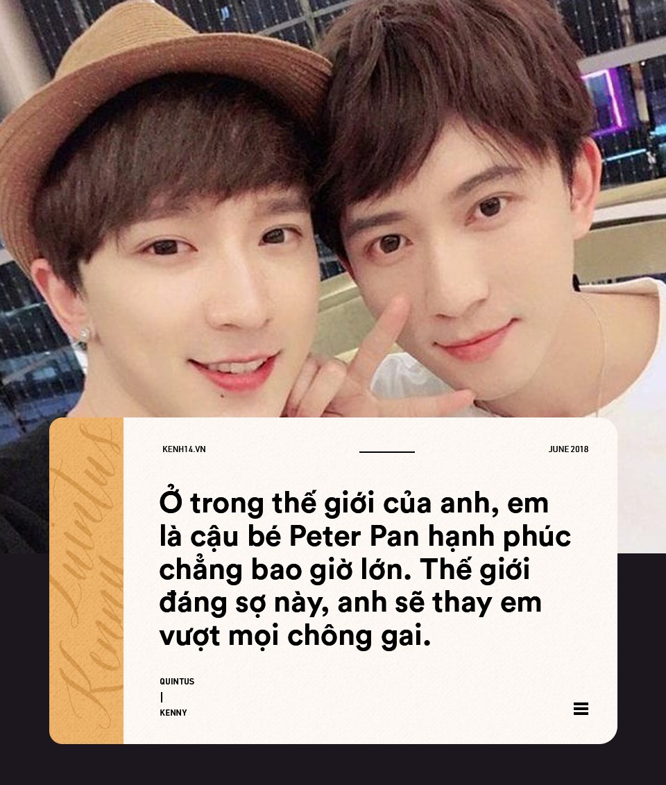 Tuyển tập những câu nói ngọt ngào hơn ngôn tình của cặp đôi đồng tính Quintus và Kenny Tuyển tập những câu nói ngọt ngào hơn ngôn tình của cặp đôi đồng tính Quintus và Kenny
