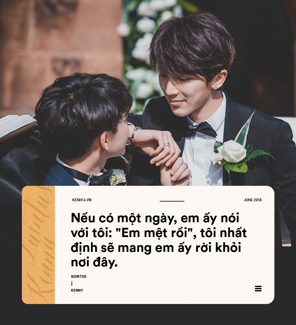 Tuyển tập những câu nói ngọt ngào hơn ngôn tình của cặp đôi đồng tính Quintus và Kenny Tuyển tập những câu nói ngọt ngào hơn ngôn tình của cặp đôi đồng tính Quintus và Kenny
