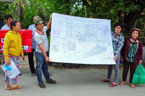 Trưởng Ban tiếp công dân Trung ương làm việc với người Thủ Thiêm