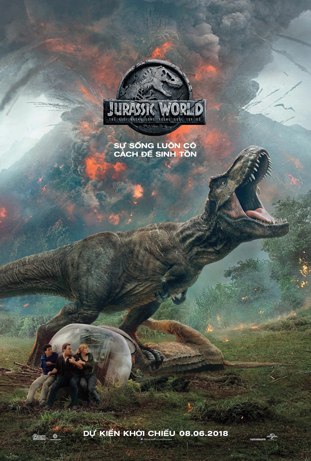 Jurassic World 2: Khán giả liên tục giật mình thót tim như xem phim kinh dị! Jurassic World 2: Khán giả liên tục giật mình thót tim như xem phim kinh dị!