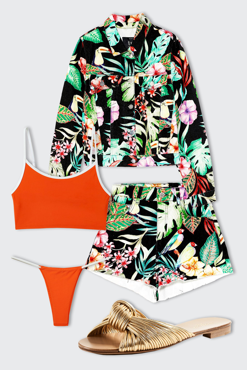 Cách diện áo tắm thành thời trang street style hè cực chất