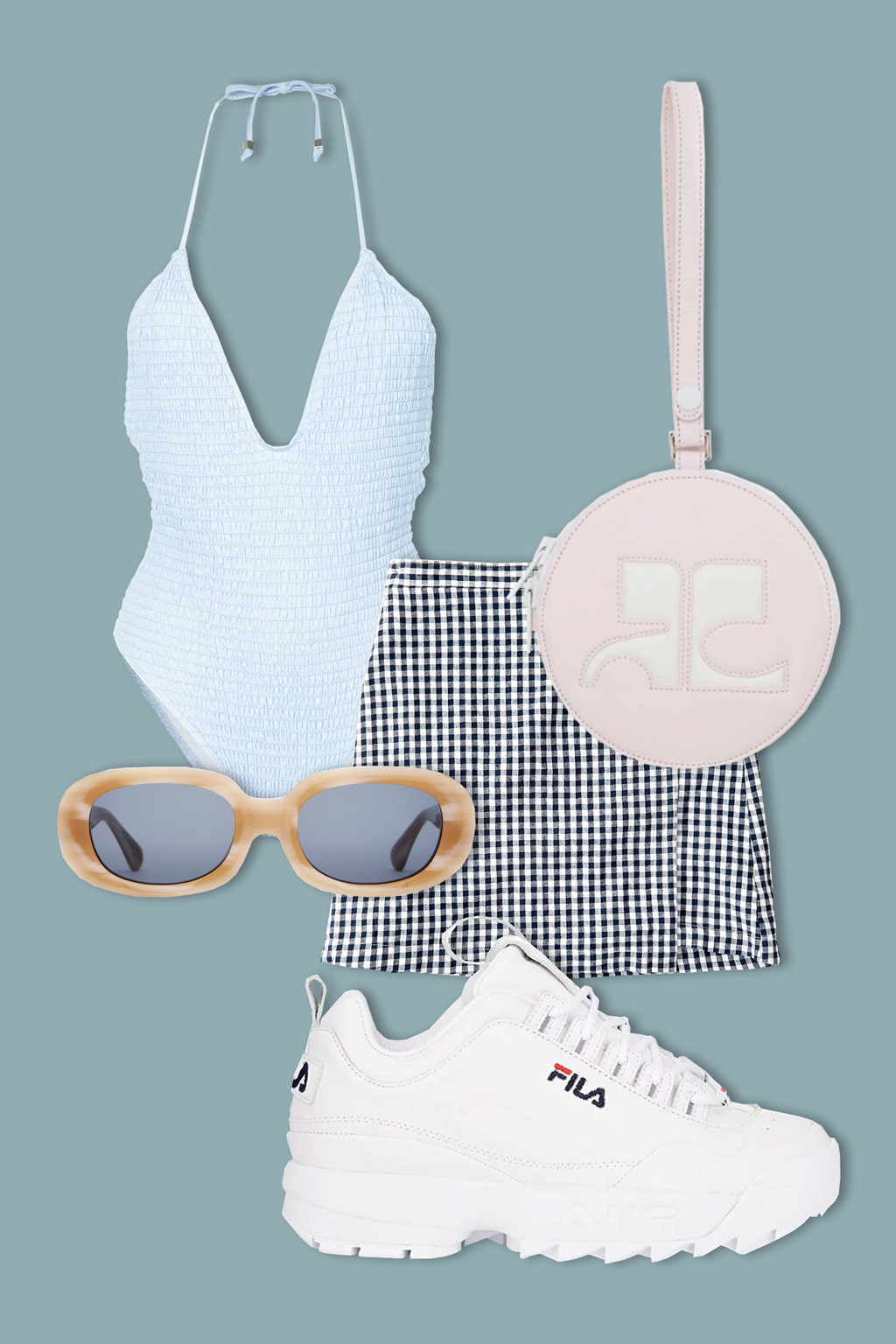 Cách diện áo tắm thành thời trang street style hè cực chất