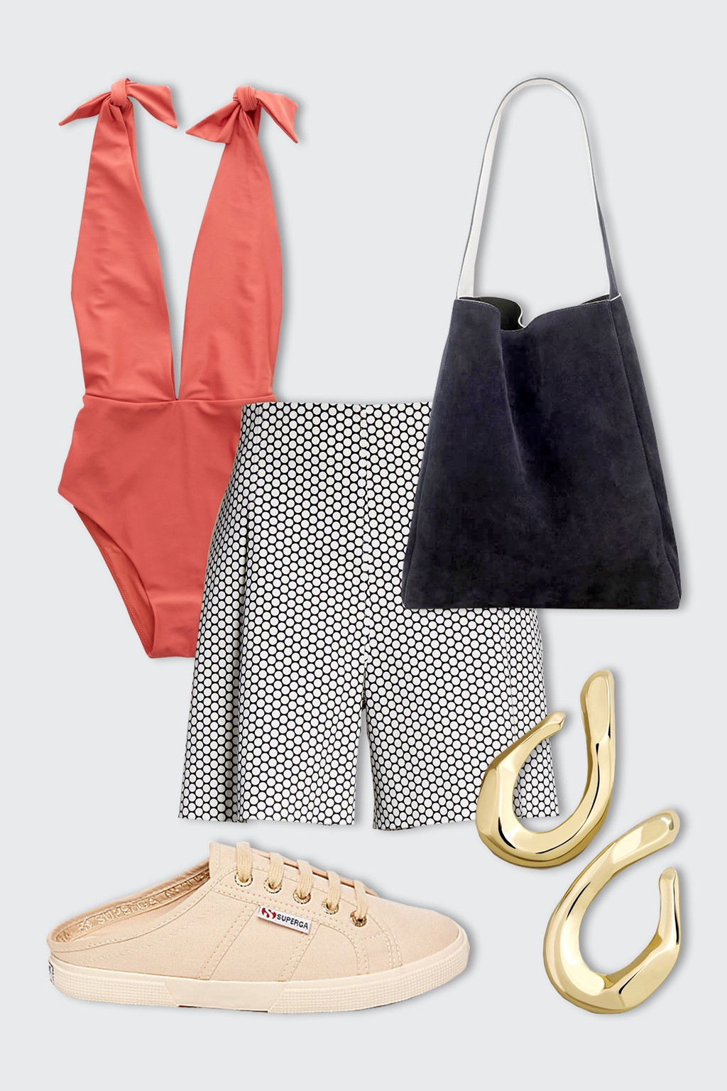 Cách diện áo tắm thành thời trang street style hè cực chất