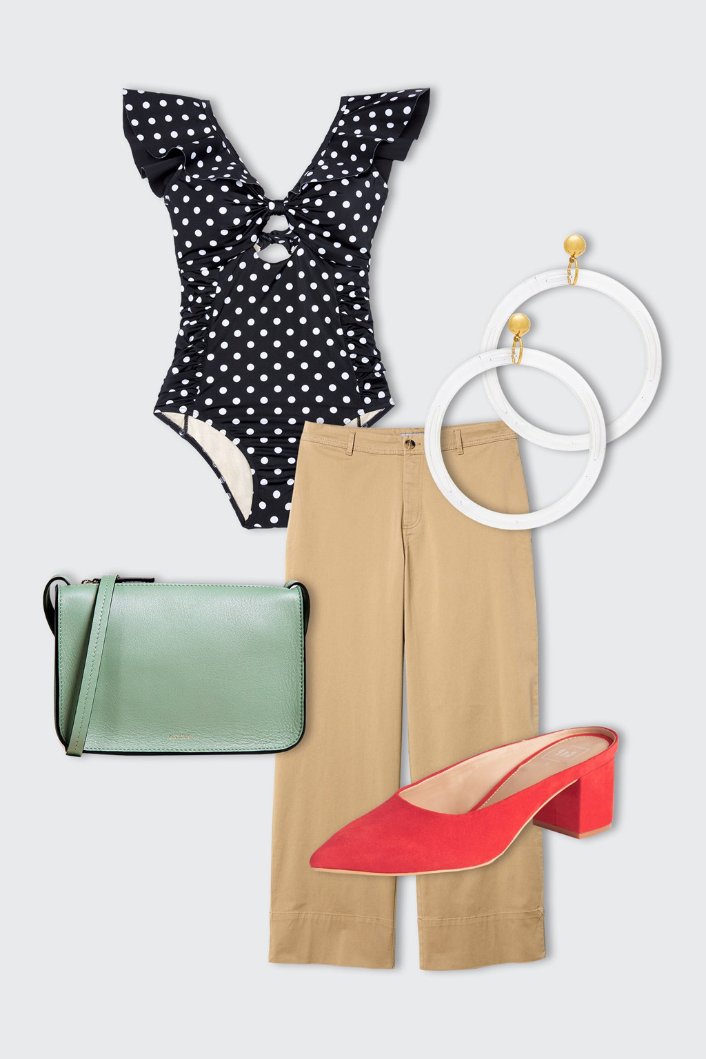 Cách diện áo tắm thành thời trang street style hè cực chất