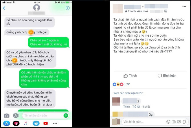 Bố có bồ nhí: Phải làm sao khi đối tượng tấn công của người thứ 3 là con gái chứ không phải mẹ?