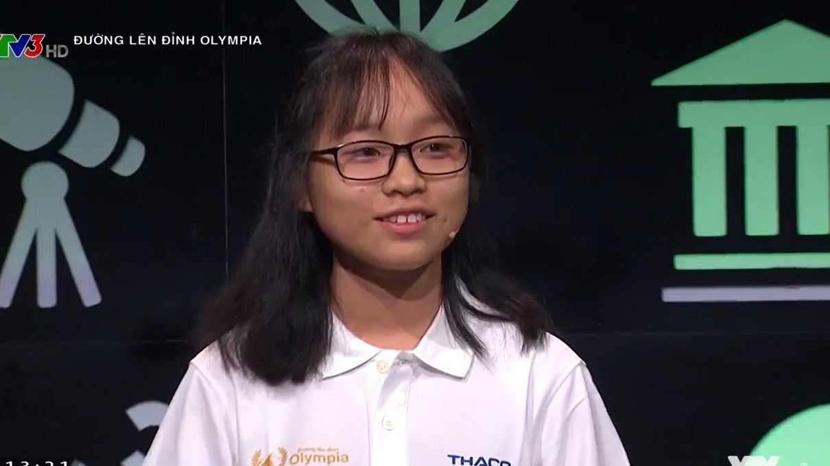 Nữ sinh đầu tiên chạm kỷ lục trong suốt 18 năm Đường lên đỉnh Olympia