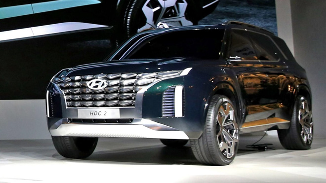 Hyundai ra mắt SUV cỡ lớn HDC2 Grandmaster: Mạnh mẽ, nam tính và hiện đại Hyundai ra mắt SUV cỡ lớn HDC2 Grandmaster: Mạnh mẽ, nam tính và hiện đại