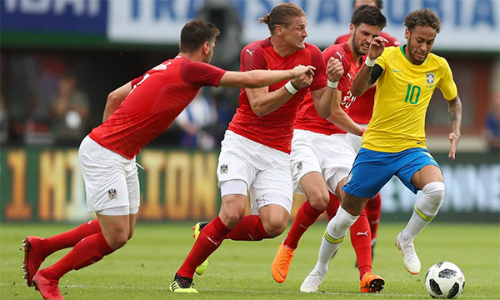 Neymar tỏa sáng, Brazil thắng đậm Áo