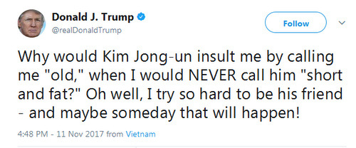 Những lần Trump lời qua tiếng lại với Kim Jong-un trên mạng Những lần Trump lời qua tiếng lại với Kim Jong-un trên mạng