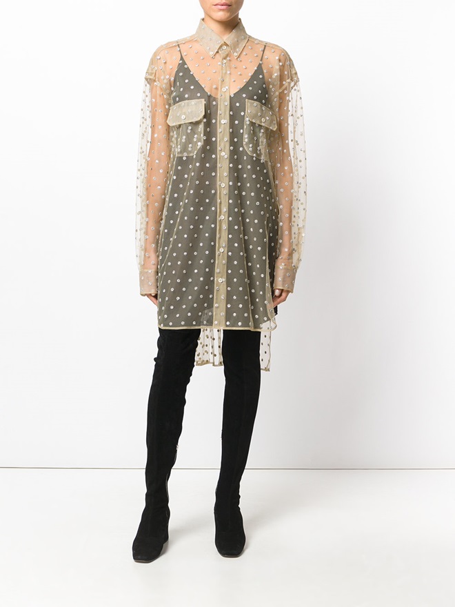 Chiếc áo sơ mi trong suốt có giá hàng ngàn đô la